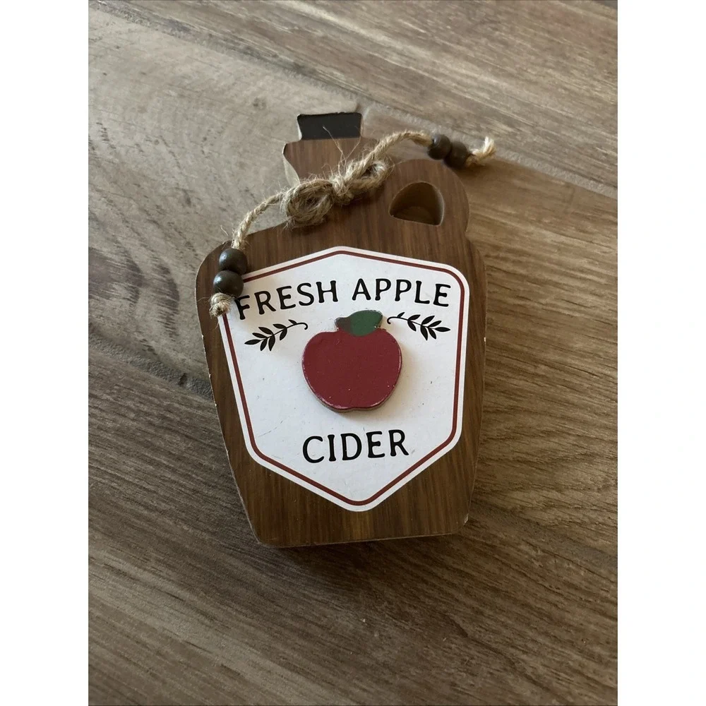Fresh Apple Cider Fall Wood Sign Fall
